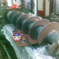 Dwie powłoki z materiału Belzona 1392 (Ceramic HT2) zastosowane na przenośniku ślimakowym Dwie powłoki z materiału Belzona 1392 (Ceramic HT2) zastosowane na przenośniku ślimakowym