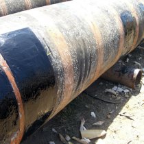 Wąż pływający naprawiony z użyciem materiału Belzona 2131 (D&A Fluid Elastomer)