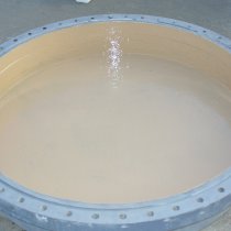 Pokrywa tylna wymiennika ciepła z powłoką Belzona 5811 (Immersion Grade) zapewniającą trwałe zabezpieczenie przed korozją